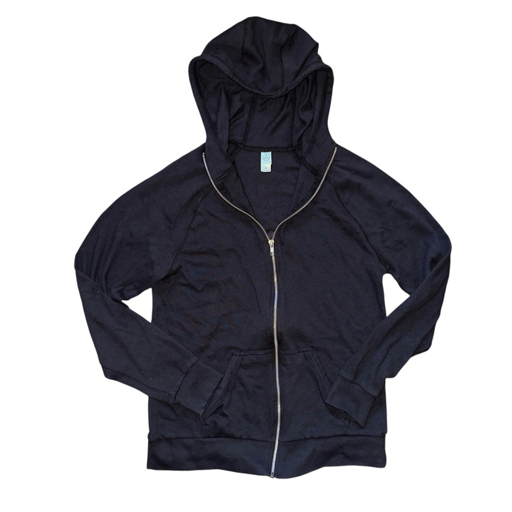 Alternative Apparel Unisex Black Zip-Up Hoodie